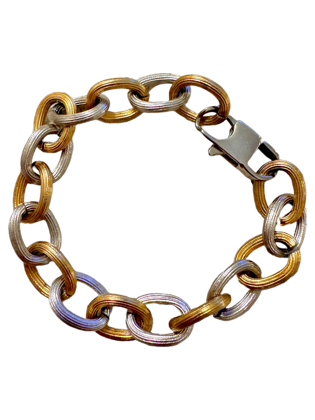 Lizzy Two Tone Chain Bracelet