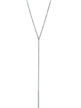 Load image into Gallery viewer, Natalie Lariat Necklace Silver
