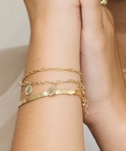 Load image into Gallery viewer, Louisa Tiny Link Bracelet Gold | Gold Plated 925 Sterling Silver
