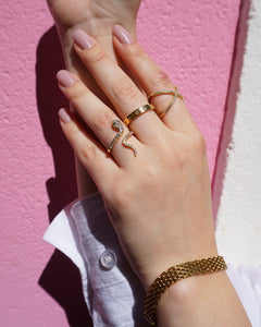 Snake Ring | Gold Plated 925 Sterling Silver
