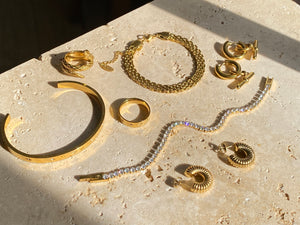 All Gold Snake Ring