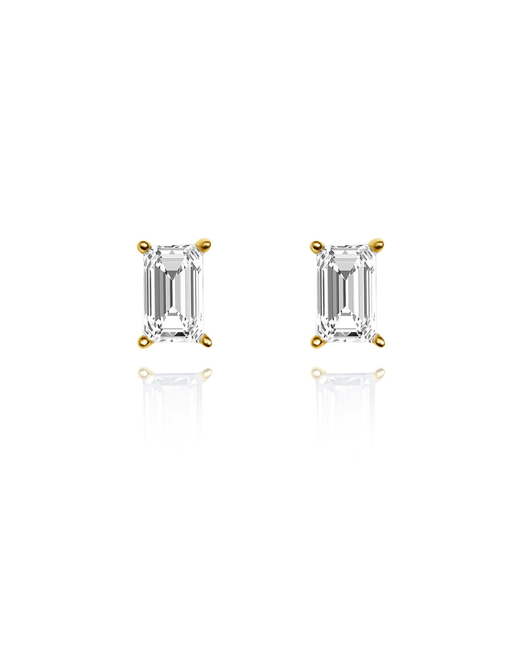 Billy Studs Gold | Gold Plated 925 Sterling Silver
