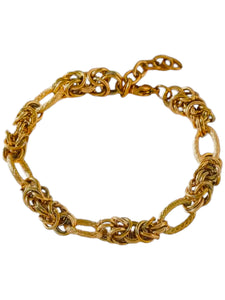 Calliope Vintage Knot Bracelet | Stainless Steel Gold Plated