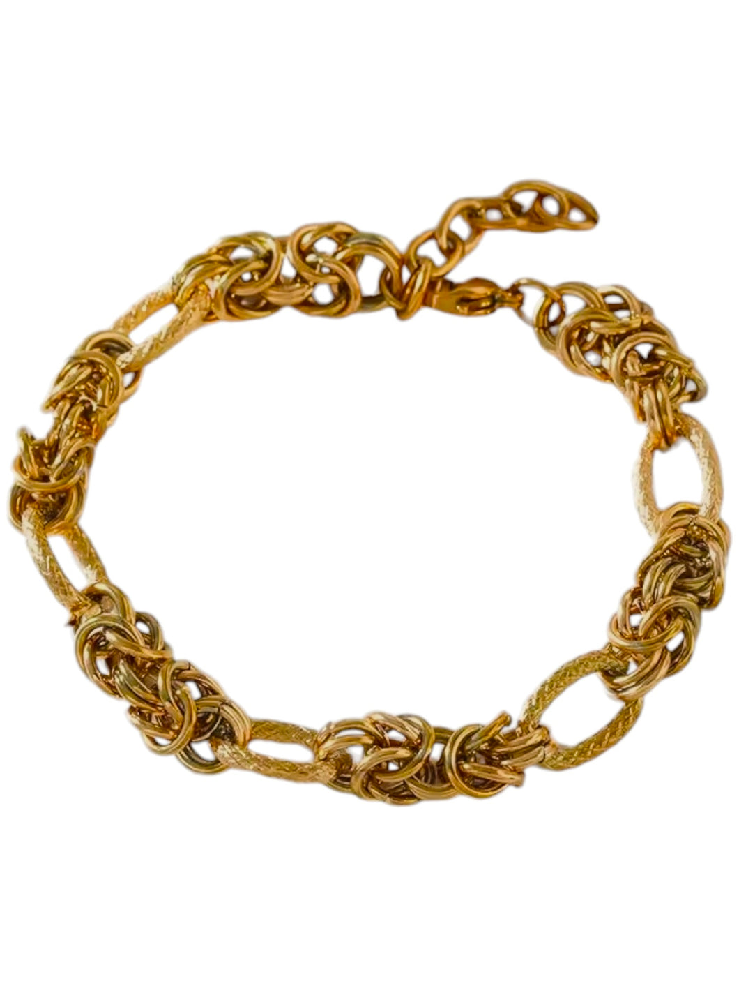 Calliope Vintage Knot Bracelet | Stainless Steel Gold Plated