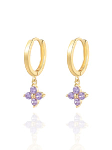 Hope Gold Purple | Gold Plated 925 Sterling Silver