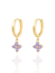 Hope Gold Purple | Gold Plated 925 Sterling Silver