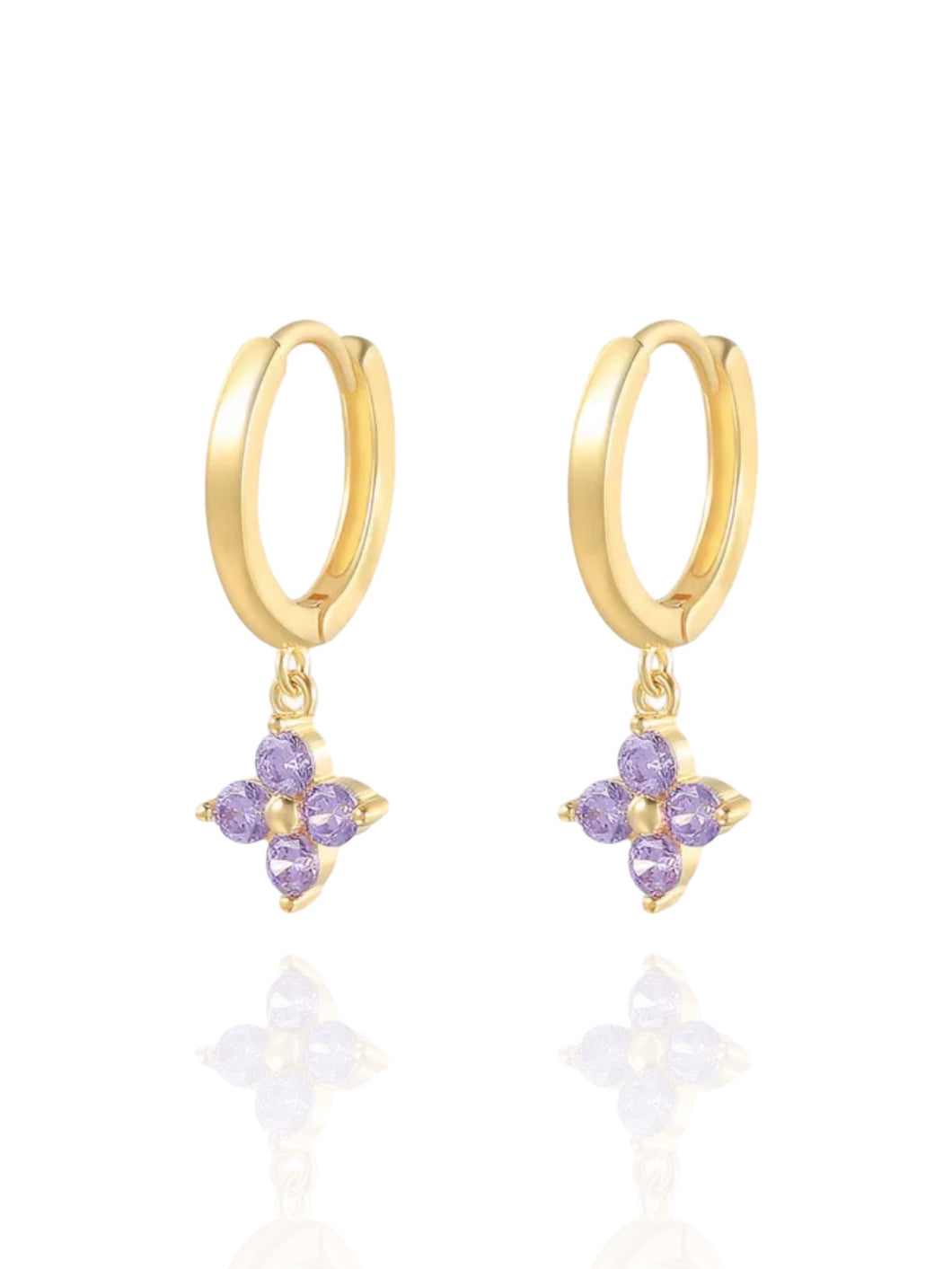 Hope Gold Purple | Gold Plated 925 Sterling Silver