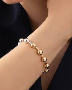 Two Tone Ball Bracelet