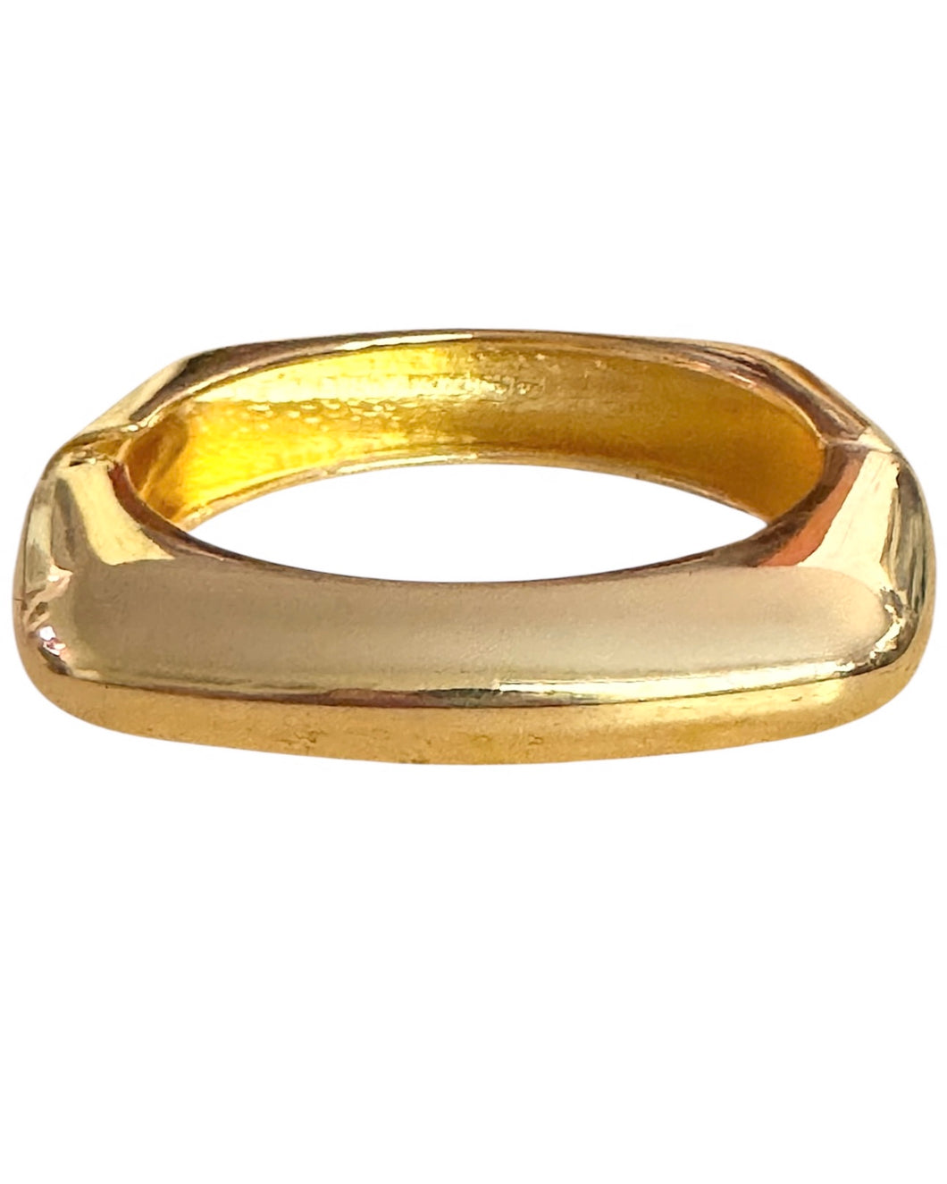Sadi Square Bangle | Stainless Steel Gold Plated