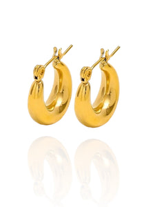 Baby Gold Sienna Hoops