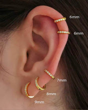 Load image into Gallery viewer, Baby Ava Gold 8mm  | 925 Sterling Silver Gold Plated
