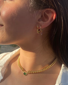 Lucia Multicolored Drops | Gold Plated 925 Sterling Silver