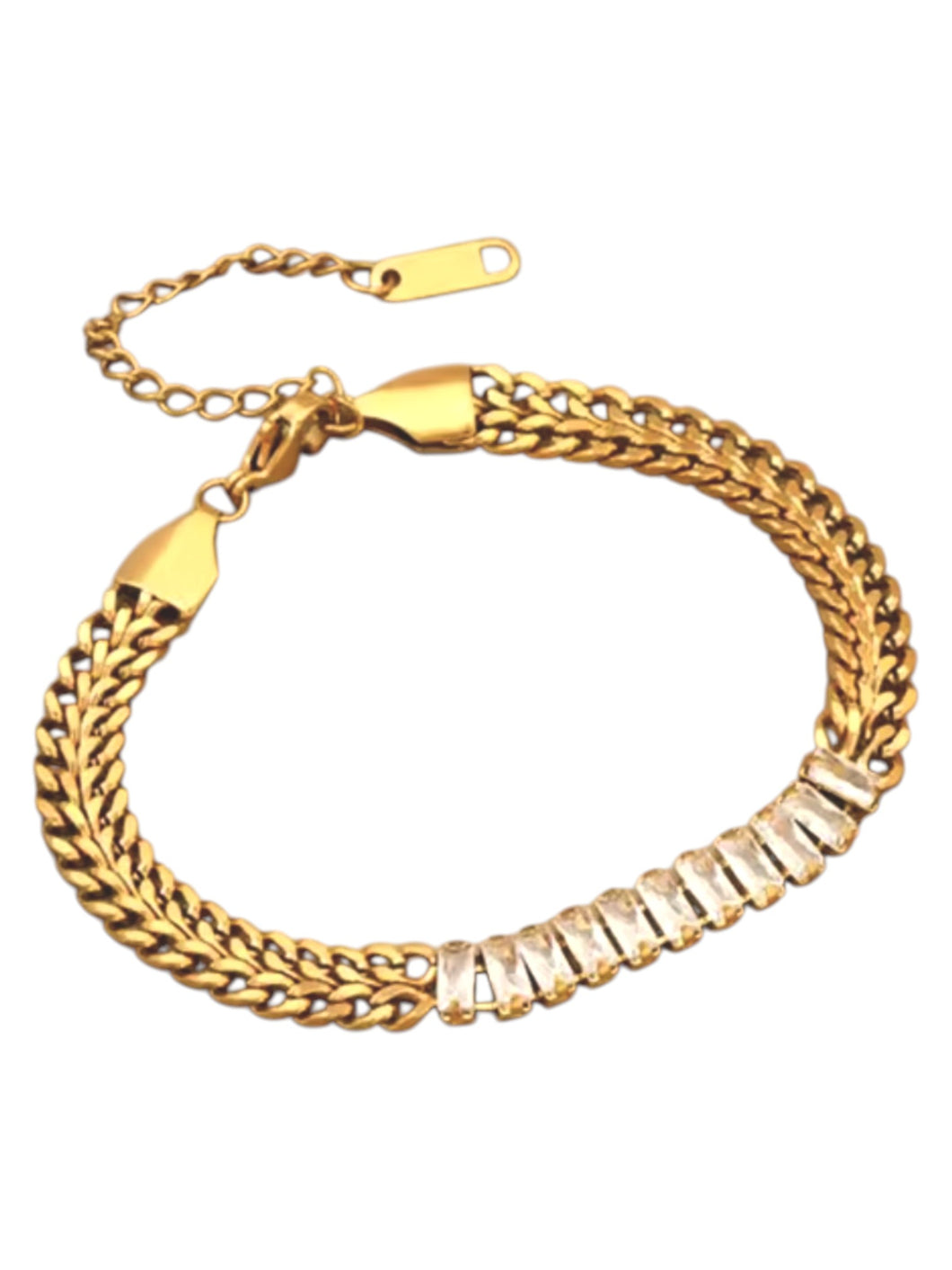 Cuban Annabelle Gold Bracelet | Stainless Steel Gold Plated