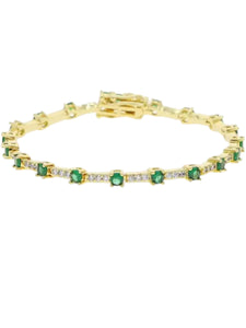 Emerald Tennis Bracelet