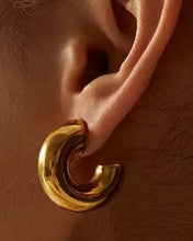 Load image into Gallery viewer, Gia Hoops Gold | Stainless Steel Gold Plated
