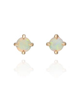 Load image into Gallery viewer, Opal Studs | Gold Plated 925 Sterling Silver
