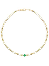 Load image into Gallery viewer, Amelia Bracelet Emerald | Gold Plated 925 Sterling Silver
