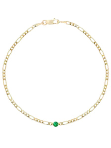 Amelia Bracelet Emerald | Gold Plated 925 Sterling Silver
