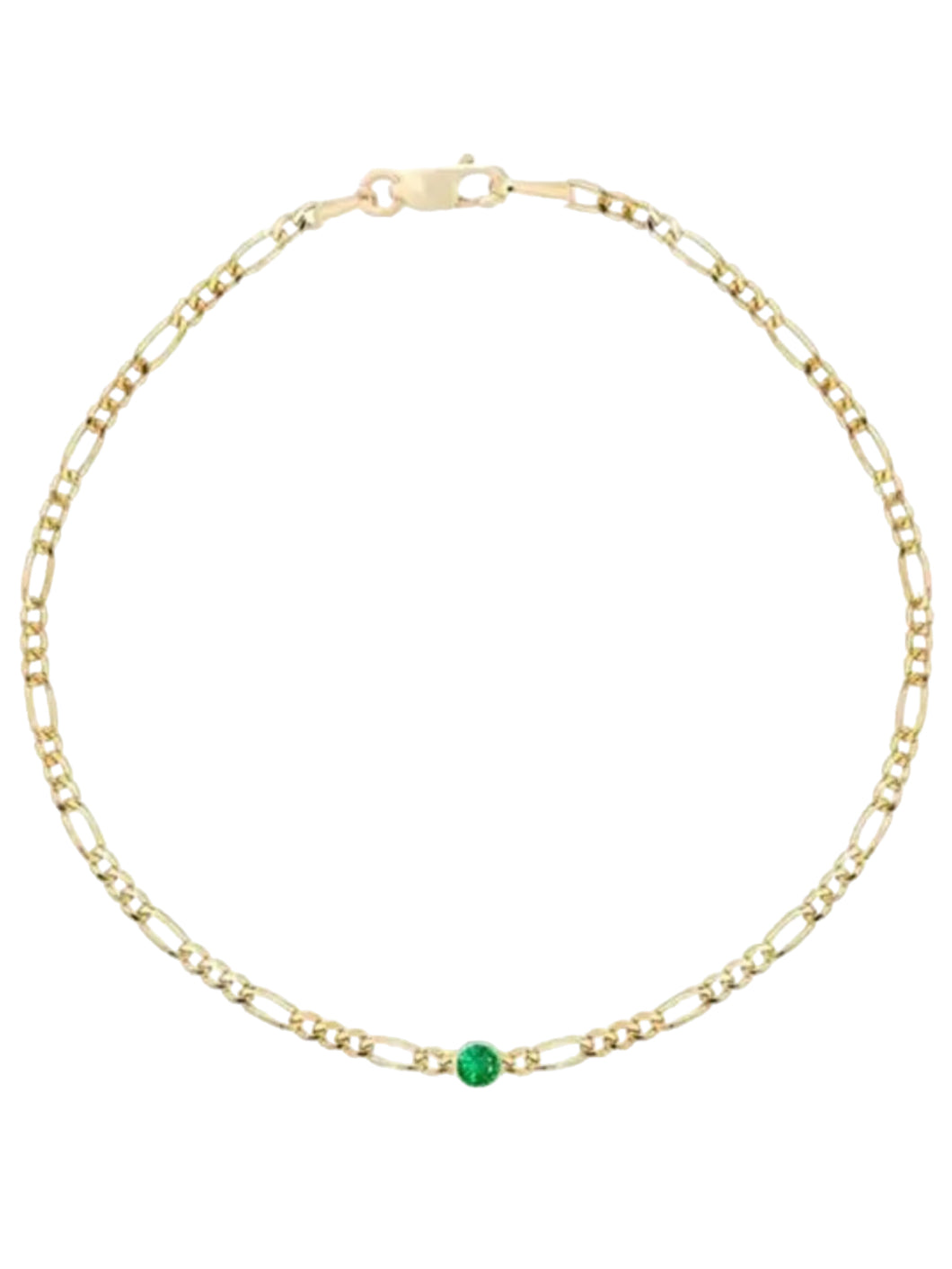 Amelia Bracelet Emerald | Gold Plated 925 Sterling Silver