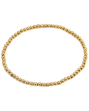Load image into Gallery viewer, 4mm Elastic Gold Ball Bracelet
