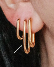 Load image into Gallery viewer, Oval Hoops Gold
