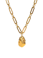 Load image into Gallery viewer, Pebble Mixed Link Gold Necklace | Stainless Steel Gold Plated
