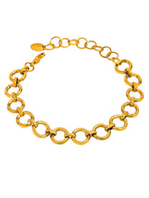 Load image into Gallery viewer, Claudia Circle Link Gold Bracelet | Gold Plated Stainless Steel
