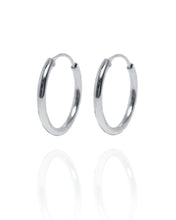 Load image into Gallery viewer, Nolan Hoops 16mm Silver | 925 Sterling Silver
