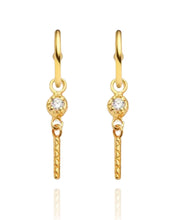 Load image into Gallery viewer, Leia White Drops | Gold Plated 925 Sterling Silver
