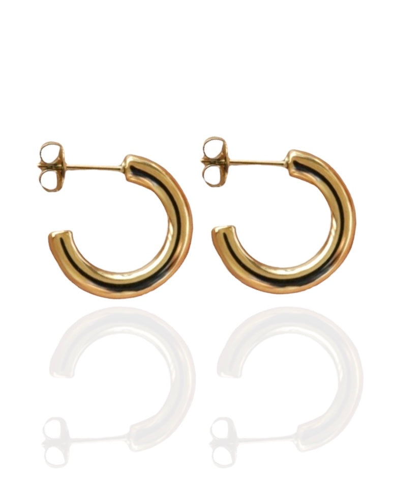 Small Zoie Hoops Gold