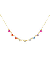 Load image into Gallery viewer, Sabina Multicolored Necklace | Gold Plated 925 Sterling Silver
