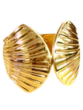 Load image into Gallery viewer, Gold Shell Bangle | Stainless Steel Gold Plated
