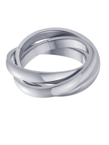 Phoebe Triple Band Silver | Stainless Steel