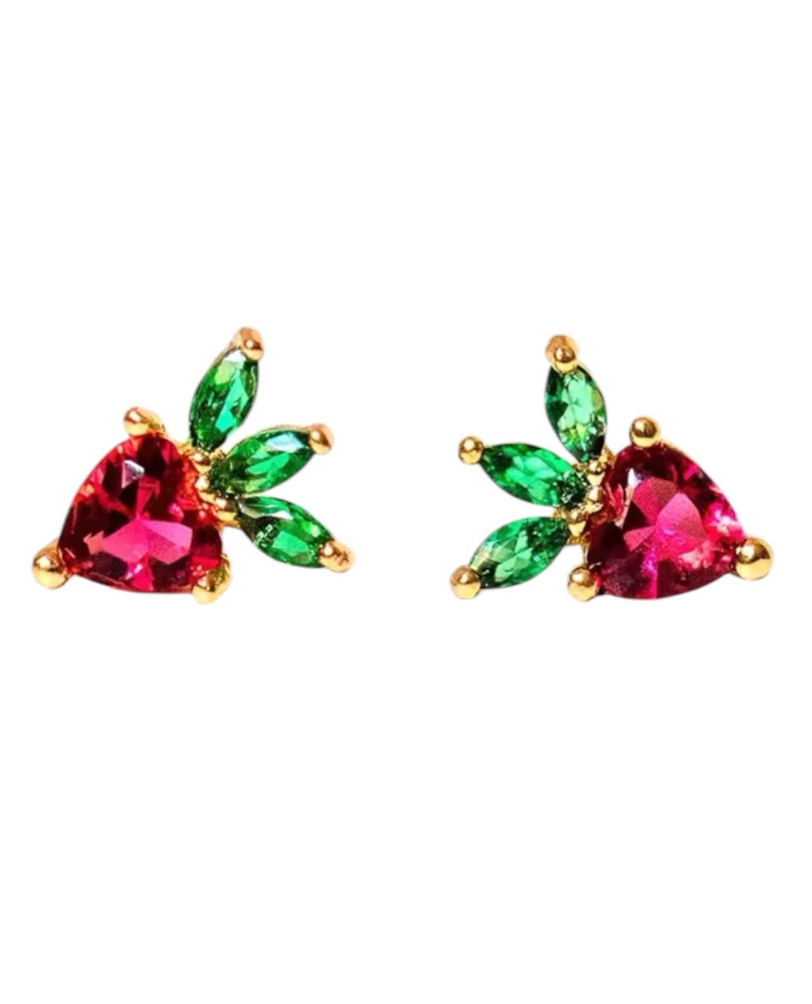 Beatrice Beet Studs | Gold Plated 925 Sterling Silver