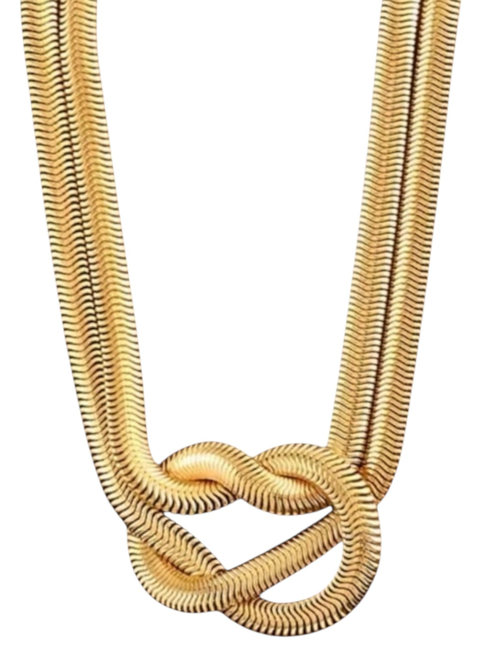 Romy Knot Gold Necklace | Stainless Steel Gold Plated