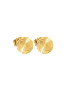 Sophie Gold Disc Studs | Gold Plated 925 Sterling Silver