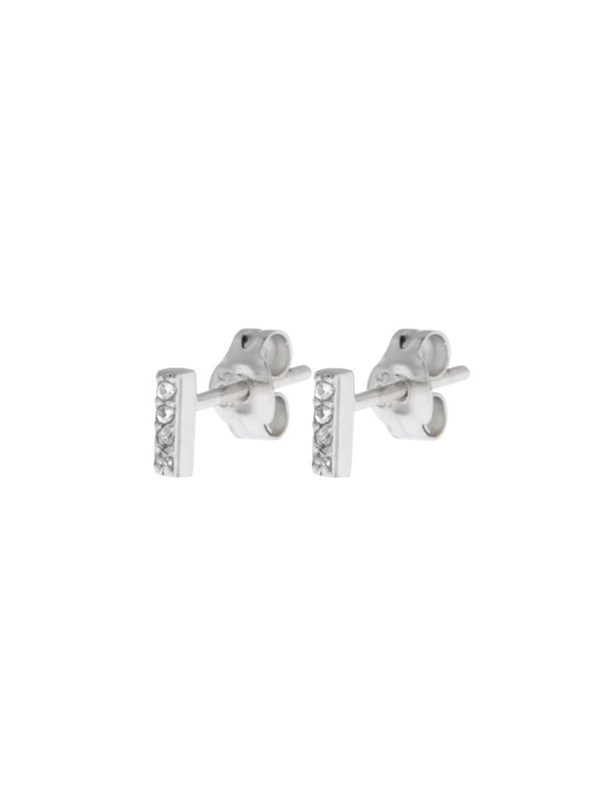 Baby Bar Silver Studs | 925 Sterling Silver