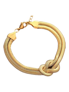 Romy Knot Gold Bracelet | Stainless Steel Gold Plated