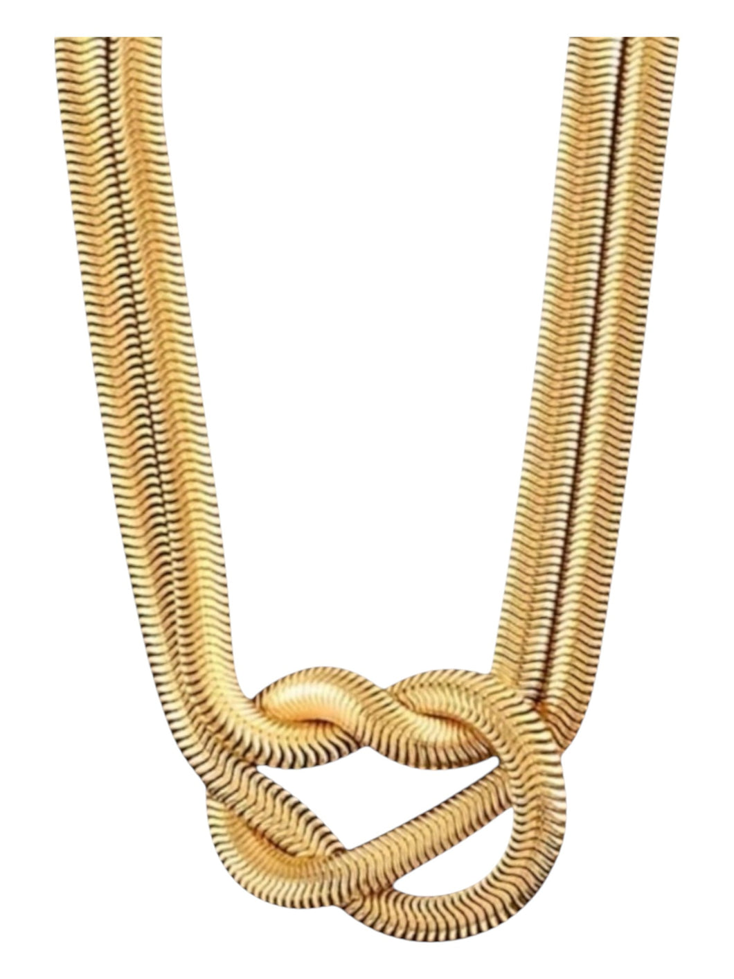 Romy Knot Gold Necklace | Stainless Steel Gold Plated