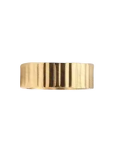 Twyla Thick Gold Band Ring | Stainless Steel Gold Plated