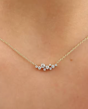 Load image into Gallery viewer, Carmen Constellation Diamond Bar Gold Necklace | Gold Plated Stainless Steel
