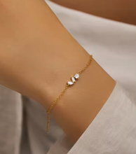 Load image into Gallery viewer, Gema Geometric Triple Diamond Gold Bracelet | Gold Plated Stainless Steel
