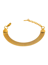 Load image into Gallery viewer, Waverly Watch Band Gold Bracelet | Gold Plated Stainless Steel
