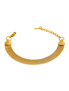 Waverly Watch Band Gold Bracelet | Gold Plated Stainless Steel