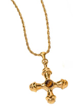 Load image into Gallery viewer, Margaux Maltese Tigers Eye Necklace | Stainless Steel Gold Plated
