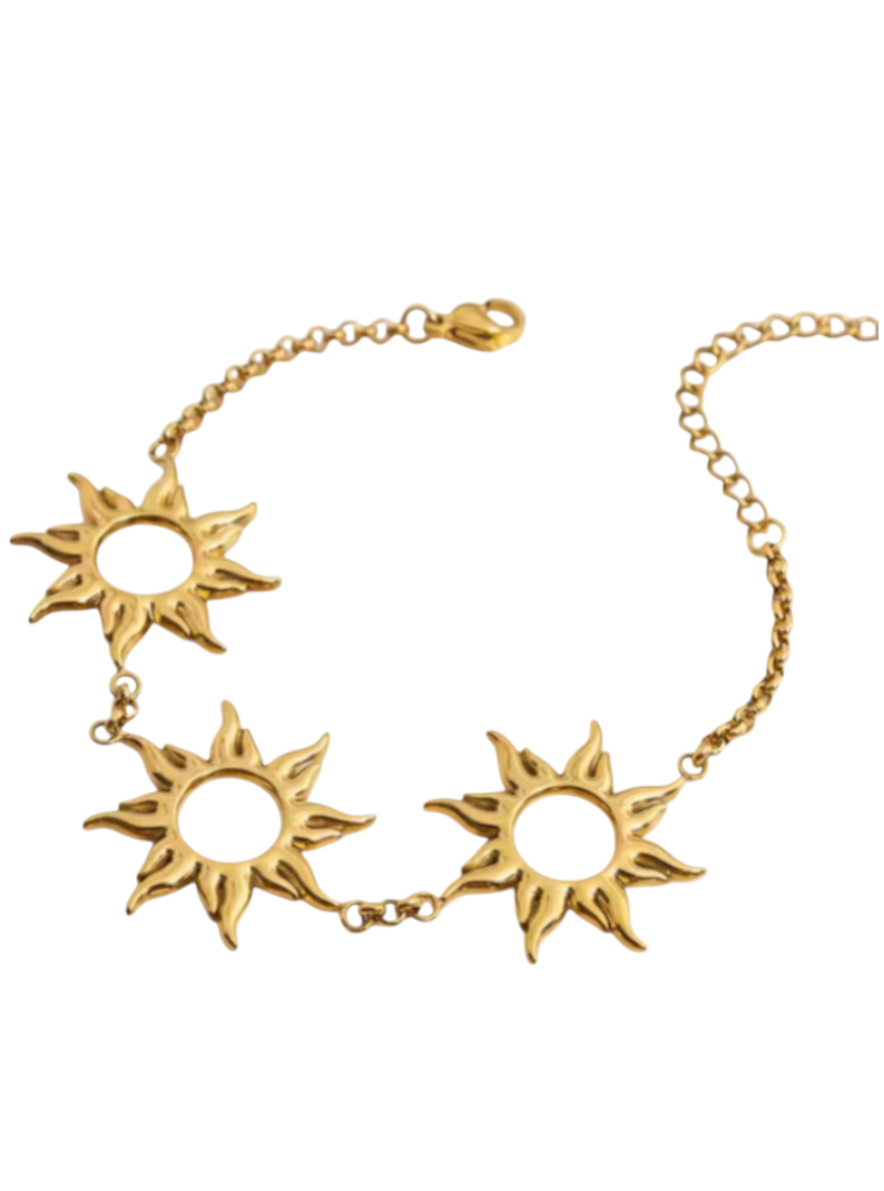 Sunny Gold Bracelet | Stainless Steel Gold Plated