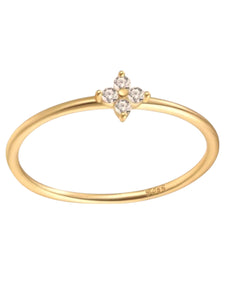 Penelope Gold Ring | 925 Sterling Silver Gold Plated