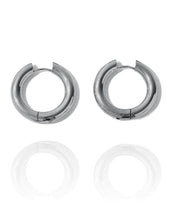 Load image into Gallery viewer, London Thick Hoops Silver
