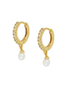 Pearl Drops Gold | Gold Plated 925 Sterling Silver