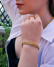 Load image into Gallery viewer, Simone Gold  Watchband Bracelet  | Stainless Steel Gold Plated
